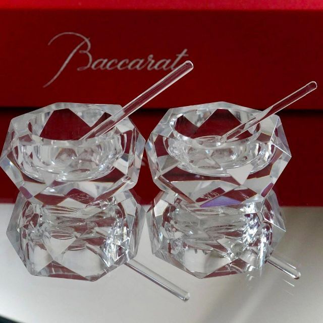 Baccarat - 美品 オールドバカラ キャメル クリスタルスプーン付