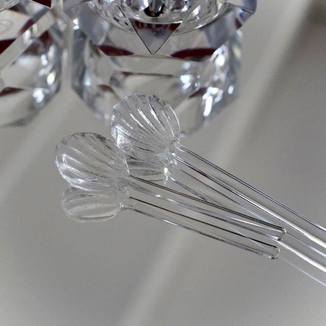 Baccarat - 美品 オールドバカラ キャメル クリスタルスプーン付