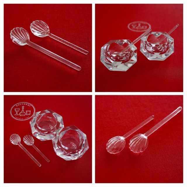 Baccarat - 美品 オールドバカラ キャメル クリスタルスプーン付