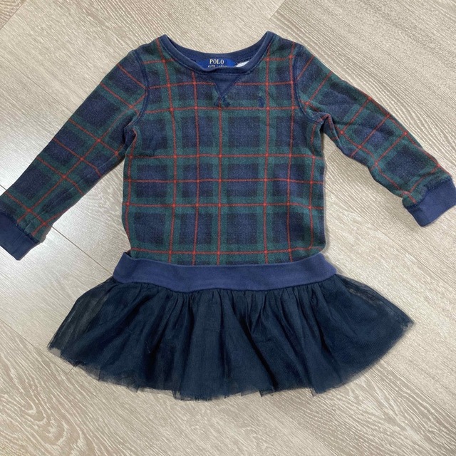 Ralph Lauren(ラルフローレン)のラルフローレン  スウェットワンピース キッズ/ベビー/マタニティのキッズ服女の子用(90cm~)(ワンピース)の商品写真