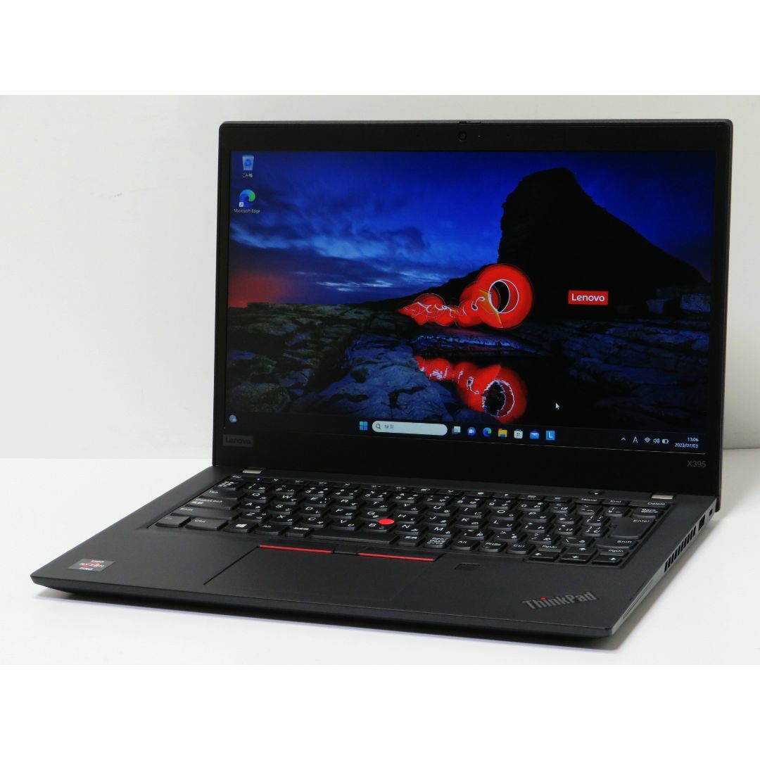 使用521h Lenovo ThinkPad X395 Ryzen 5 PRO - ノートPC