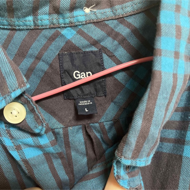 GAP(ギャップ)のGap シャツ　チェック レディースのトップス(シャツ/ブラウス(長袖/七分))の商品写真