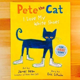 英語絵本 Pete the catねこのピートだいすきなしろいくつ 正規品 洋書(洋書)