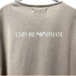 エンポリオアルマーニ(Emporio Armani)のEMPORIO ARMANI バックロゴプリントTシャツ 筋トレ男子にジャスト感(Tシャツ/カットソー(半袖/袖なし))