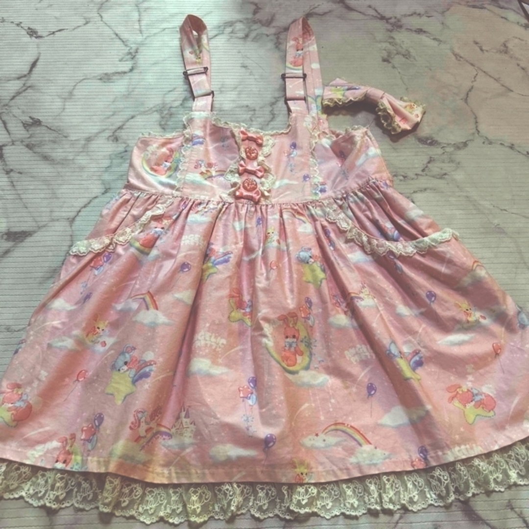 大きな取引 Angelic Pretty トイファンタジー サロペット ホワイト