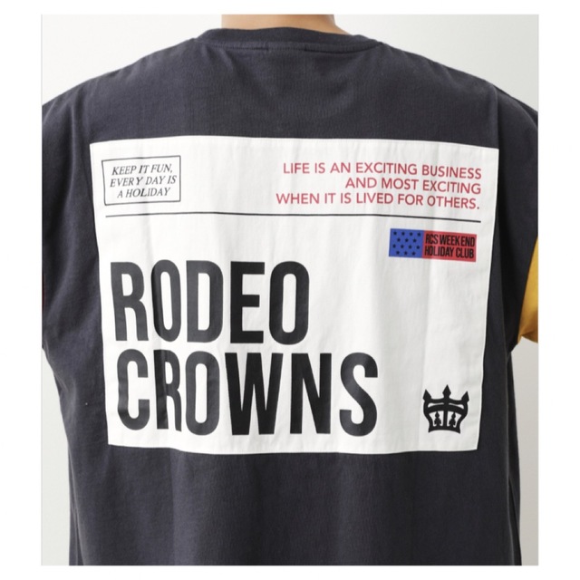 RODEO CROWNS WIDE BOWL(ロデオクラウンズワイドボウル)のロデオ★メンズクレイジーカラーTシャツ（Lサイズ） メンズのトップス(Tシャツ/カットソー(半袖/袖なし))の商品写真