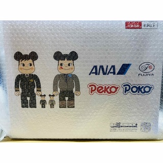 BE@RBRICK - BE@RBRICK for ANA CAPTAINペコちゃん 100％ 400％