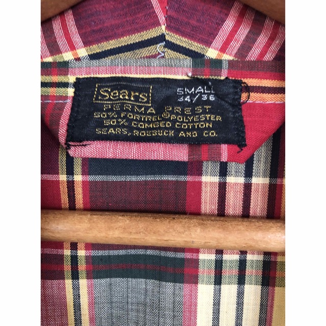 ヴィンテージ　50s Sears シアーズ　バスローブ　シャツジャケット メンズのトップス(シャツ)の商品写真