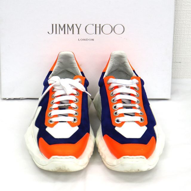 JIMMY CHOO(ジミーチュウ)のJIMMY CHOO ジミーチュウ スニーカー ダイヤモンド スエード レザー レディースの靴/シューズ(スニーカー)の商品写真