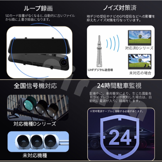 2023モデル】D15 ミラー型ドライブレコーダー11.88前後録画1296P 2023モデル】D15 ミラー型ドライブレコーダー11.88前後録画1296P
