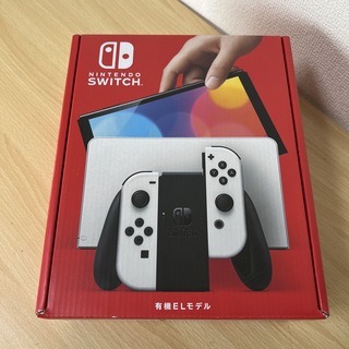 ニンテンドウ(任天堂)の【ほぼ新品】Nintendo Switch 有機ELモデル ホワイト(家庭用ゲーム機本体)
