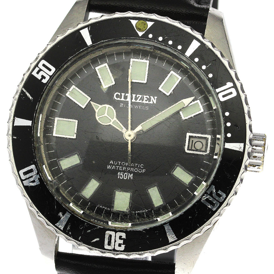 シチズン CITIZEN B52806 ダイバー ヴィンテージ デイト 自動巻き メンズ _747070【ev10】