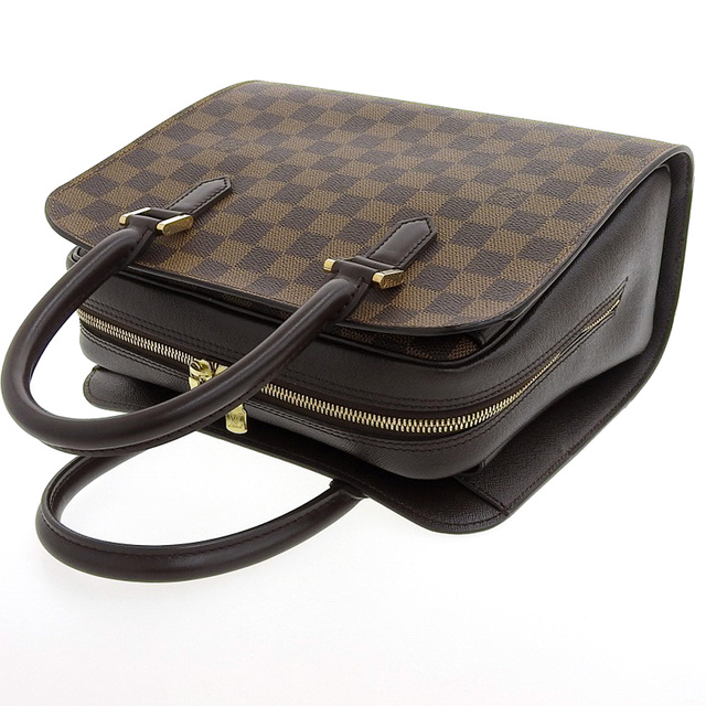 LOUIS VUITTON ルイ・ヴィトン ダミエ トリアナ ハンドバッグ エベヌ