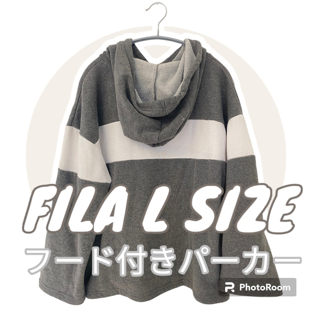 FILA(フィラ)の【６／７限定価格‼️】FILA (フィラ)フード付きパーカー ユニセックス レディースのトップス(パーカー)の商品写真