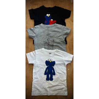 ユニクロ(UNIQLO)のKAWS コラボTシャツ キッズ(Tシャツ/カットソー)