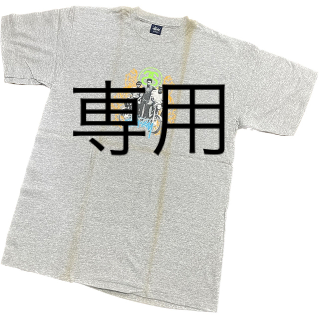 【STUSSY】90s old stussy フォトTシャツ L グレー ① | フリマアプリ ラクマ