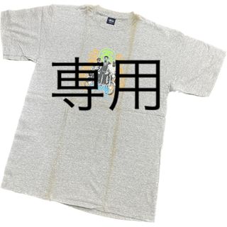 ステューシー(STUSSY)の【STUSSY】90s old stussy フォトTシャツ L グレー ①(Tシャツ/カットソー(半袖/袖なし))