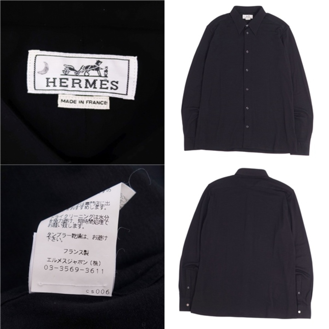 HERMES - 美品 エルメス HERMES シャツ ロングスリーブ セリエ HERMES - 美品 エルメス HERMES シャツ ロングスリーブ セリエ