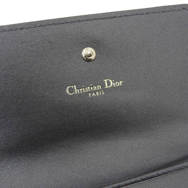 Dior - 【中古】 ディオール 三つ折り ウォレット 三つ折り財布 レザー