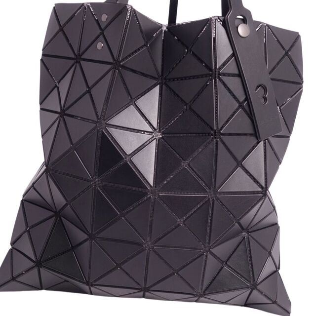 美品 バオバオ イッセイミヤケ BAOBAO ISSEY MIYAKE バッグ トートバッグ ハンドバッグ 三角ピース 鞄 メッシュ メンズ  レディース ブラック