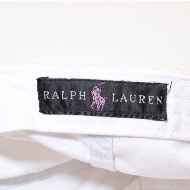 POLO RALPH LAUREN(ポロラルフローレン)のL14 ラルフローレン ポロ ワンポイント キャップ ホワイト ピンク レディースの帽子(キャップ)の商品写真