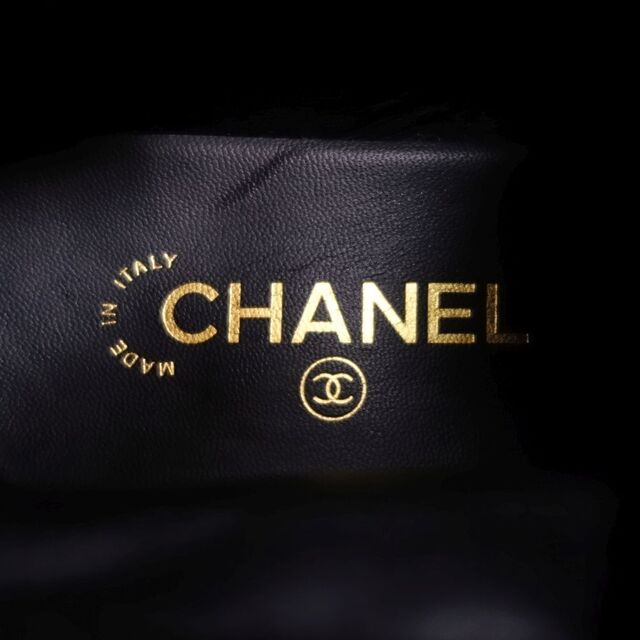 CHANEL - 美品 シャネル CHANEL ブーツ ショートブーツ チェーン ココ