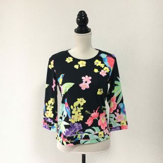 LEONARD - 美品 LEONARD レオナール 洗える ストレッチ 花柄