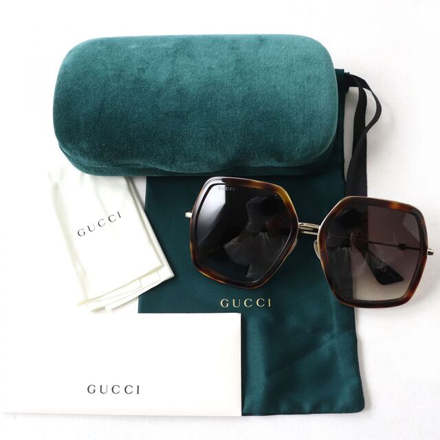 Gucci - 極美△日本製 GUCCI グッチ GG0106S インターロッキングG・Bee