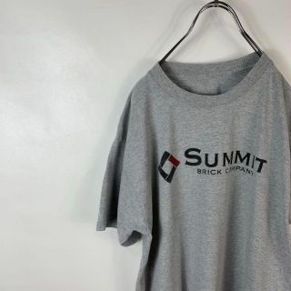 チャンピオン(Champion)のD091 チャンピオン　ビッグプリント　バックプリント　M グレー　半袖Tシャツ(Tシャツ/カットソー(半袖/袖なし))