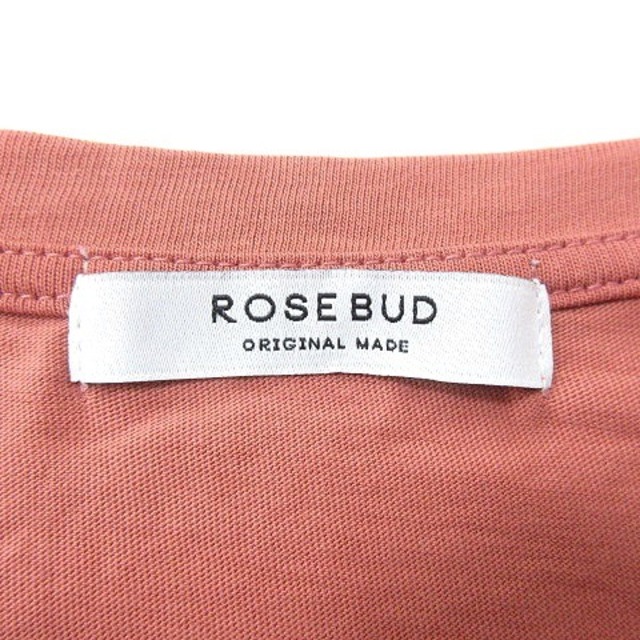 ROSE BUD(ローズバッド)のローズバッド カットソー Tシャツ クルーネック 半袖 F ピンク レディースのトップス(カットソー(半袖/袖なし))の商品写真