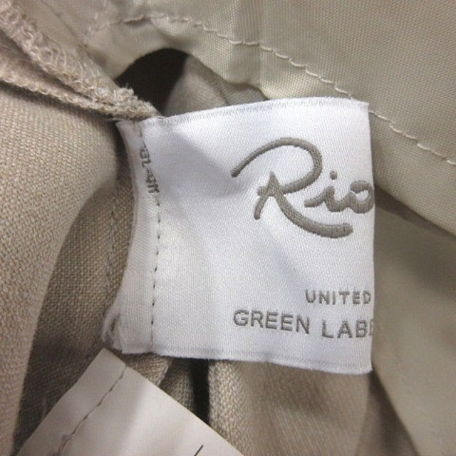 UNITED ARROWS green label relaxing(ユナイテッドアローズグリーンレーベルリラクシング)のグリーンレーベルリラクシング Riopele テーパードパンツ 36 アイボリー レディースのパンツ(その他)の商品写真