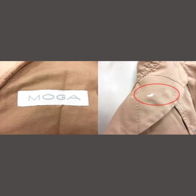 MOGA(モガ)のモガ MOGA ジャケット スタンドカラー ジップアップ 13 ベージュ /YK レディースのジャケット/アウター(その他)の商品写真