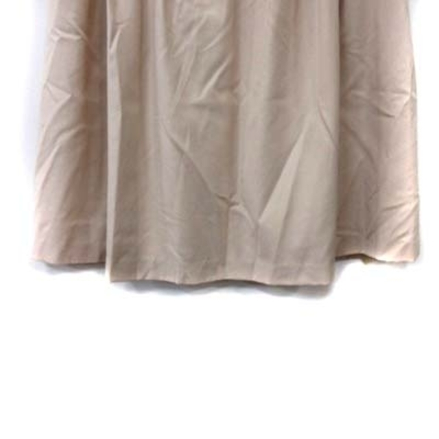 UNITED ARROWS green label relaxing(ユナイテッドアローズグリーンレーベルリラクシング)のグリーンレーベルリラクシング フレアスカート ギャザー ひざ丈 40 ベージュ レディースのスカート(ひざ丈スカート)の商品写真