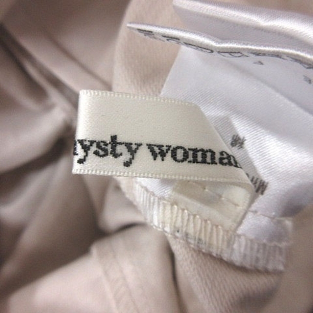 mysty woman(ミスティウーマン)のミスティウーマン タイトスカート ロング ウエストマーク F ライトベージュ レディースのスカート(ロングスカート)の商品写真