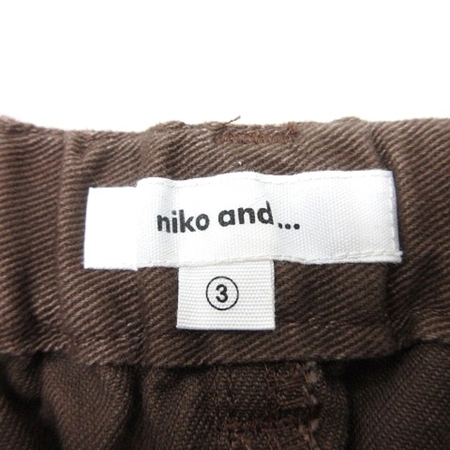 niko and...(ニコアンド)のニコアンド Niko and.. タイトスカート ロング 3 茶 ブラウン レディースのスカート(ロングスカート)の商品写真