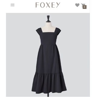 フォクシー(FOXEY)のFOXEY フォクシー 新品タグつき 38サイズ K様専用(ひざ丈ワンピース)