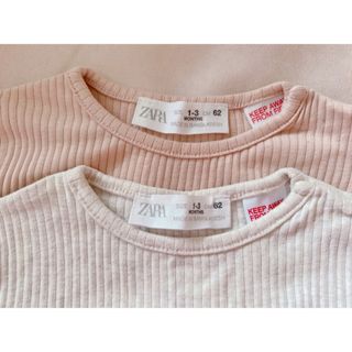 ザラ(ZARA)のZARA 長袖ロンパース(ロンパース)