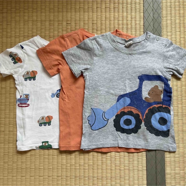 H&M(エイチアンドエム)のTシャツ 3枚セット キッズ/ベビー/マタニティのキッズ服男の子用(90cm~)(Tシャツ/カットソー)の商品写真