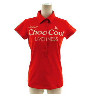 ルコックスポルティフ(le coq sportif)のルコックスポルティフ GOLF COLLECTION ポロシャツ ロゴ 赤 L(ウエア)