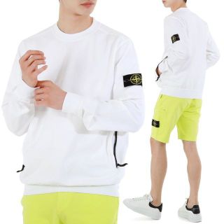 18 STONE ISLAND ホワイト スウェット トレーナー size S