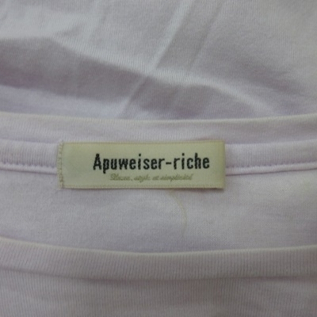 Apuweiser-riche(アプワイザーリッシェ)のアプワイザーリッシェ Tシャツ カットソー 半袖 2 ピンク /YI レディースのトップス(Tシャツ(半袖/袖なし))の商品写真
