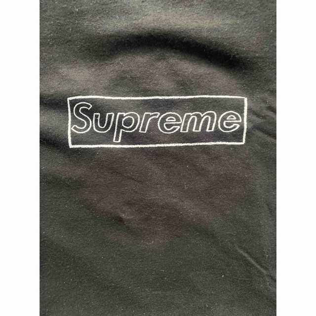 希少 Supreme KAWS Chalk Logo Tシャツ BOX ロゴ