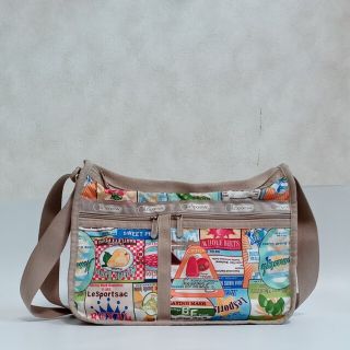 レスポートサック(LeSportsac)のlesportsac　ショルダーバック　ベージュ(ショルダーバッグ)