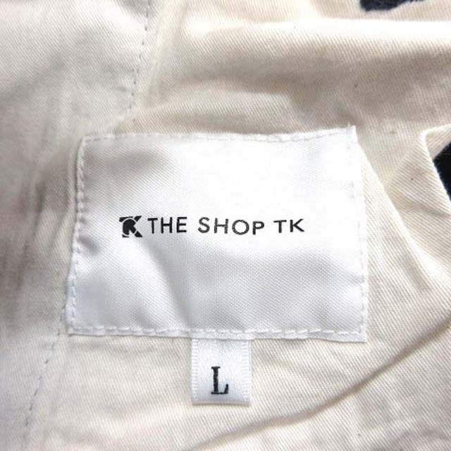 THE SHOP TK(ザショップティーケー)のザショップティーケー ペインターパンツ ワイド ロング L 紺 ネイビー メンズのパンツ(ワークパンツ/カーゴパンツ)の商品写真