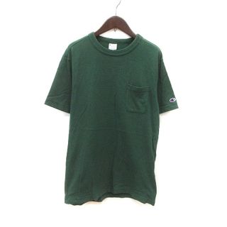 チャンピオン(Champion)のチャンピオン Tシャツ カットソー オーバーサイズ ワンポイント 半袖 M 緑(Tシャツ(半袖/袖なし))