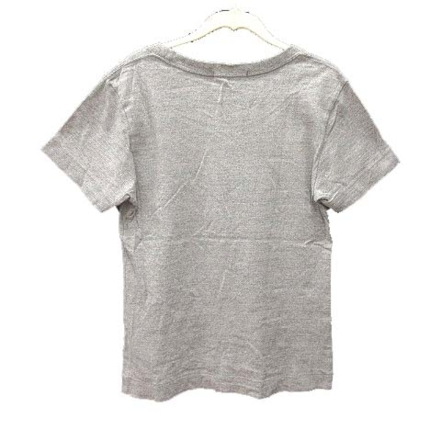 BEAUTY&YOUTH UNITED ARROWS(ビューティアンドユースユナイテッドアローズ)のB&Y ユナイテッドアローズ Tシャツ 半袖 クルーネック ロゴプリント グレー レディースのトップス(Tシャツ(半袖/袖なし))の商品写真