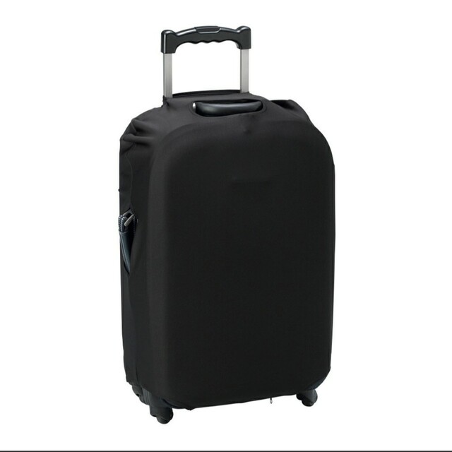スーツケースカバー（L.M.S+ベルト2本）ストレッチ素材ブラック メンズのバッグ(トラベルバッグ/スーツケース)の商品写真