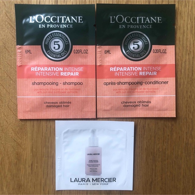 L'OCCITANE(ロクシタン)のロクシタン/(サンプル)ファイブハーブスRシャンプーc &コンディショナーb コスメ/美容のキット/セット(サンプル/トライアルキット)の商品写真