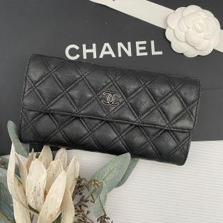 CHANEL - シャネル☆ココマーク マトラッセ ビコローレ ラムスキン長