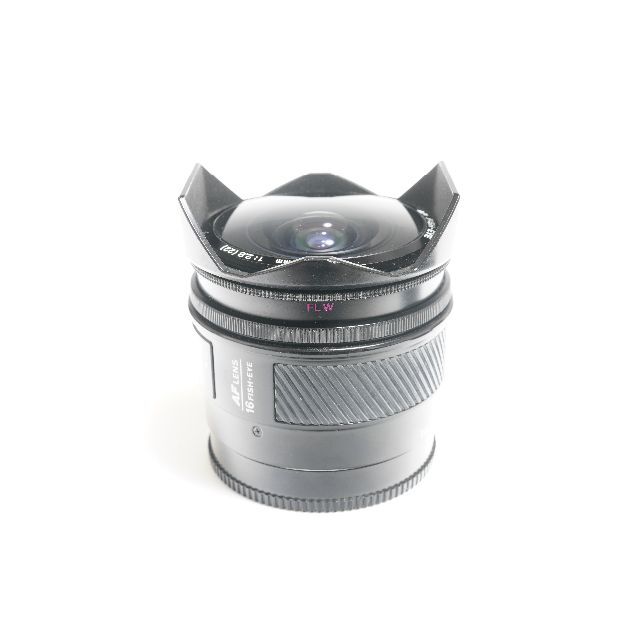 KONICA MINOLTA(コニカミノルタ)のミノルタ MINOLTA AF FISH EYE 16mm F2.8 魚眼  スマホ/家電/カメラのカメラ(レンズ(単焦点))の商品写真